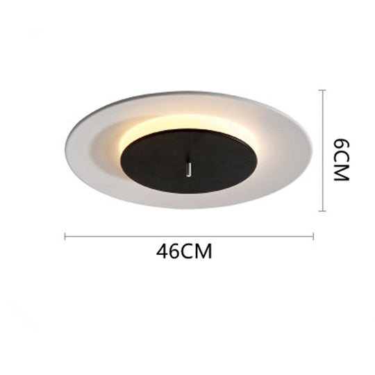 2 Circles LED Modern Flush Mount Ceiling Light