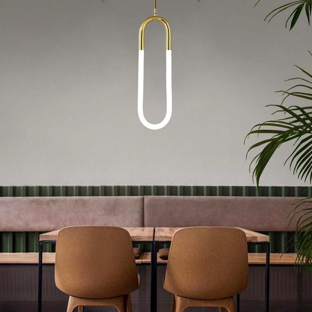 Rounded Rectangle Modern LED Ceiling Pendant Light