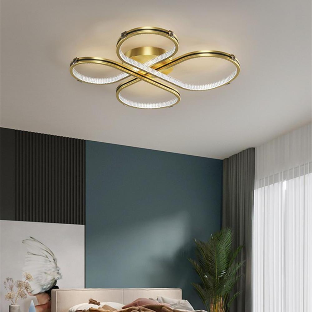 Circle Flower Design Dimmable LED Modern Ceiling Light