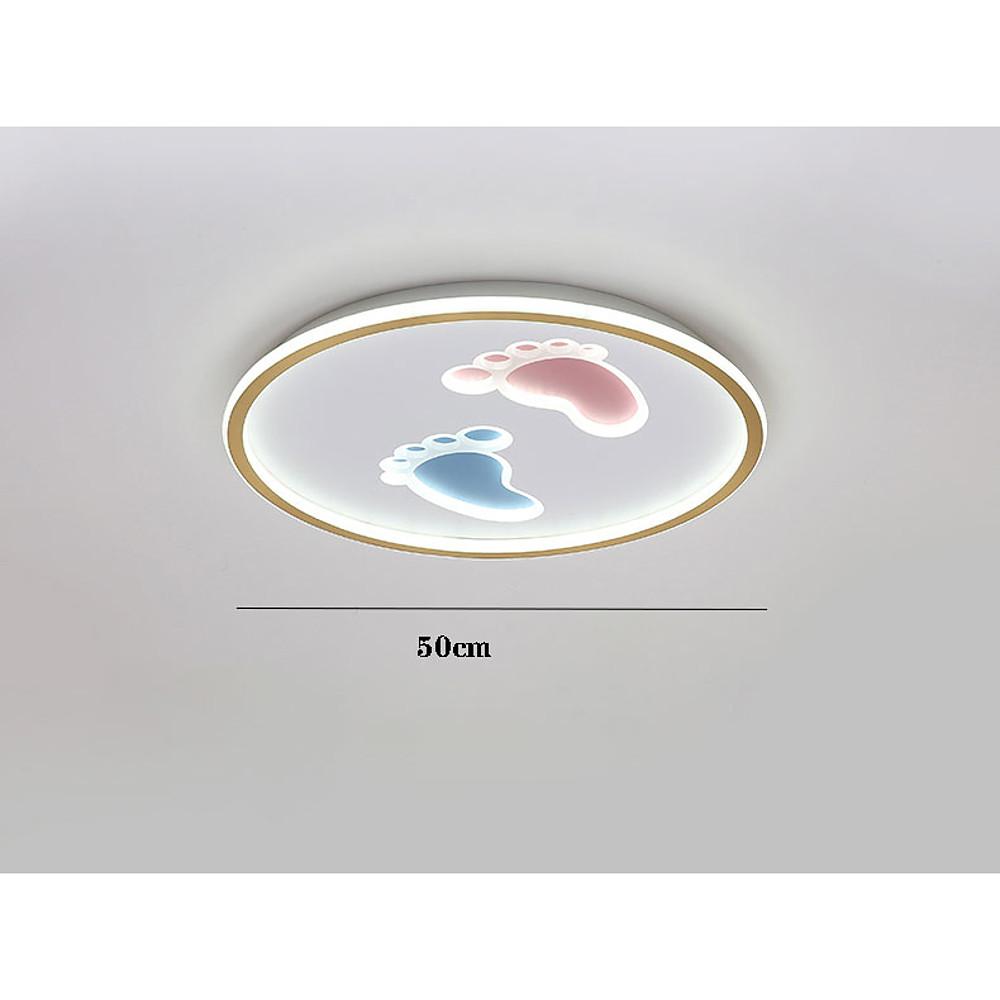 Feet Image Novelty Nordic Metal LED Flush Mount Ceiling Light