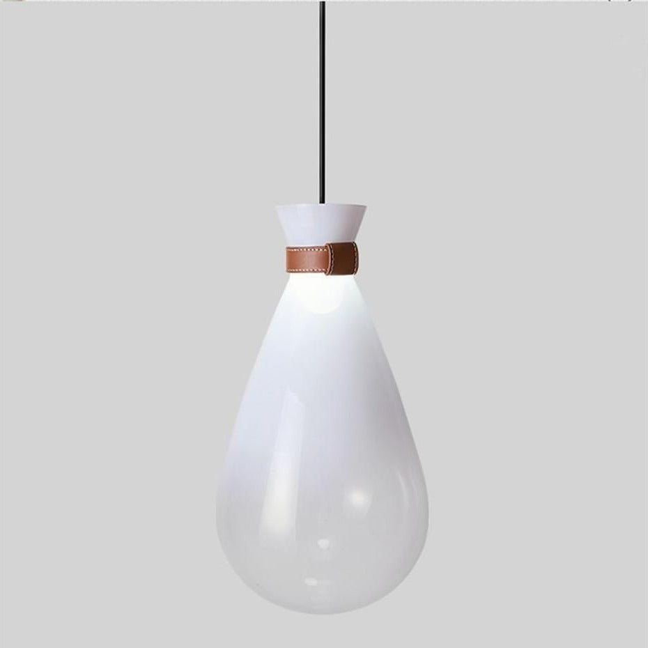 Industrial Teardrop Glass LED Pendant Ceiling Light