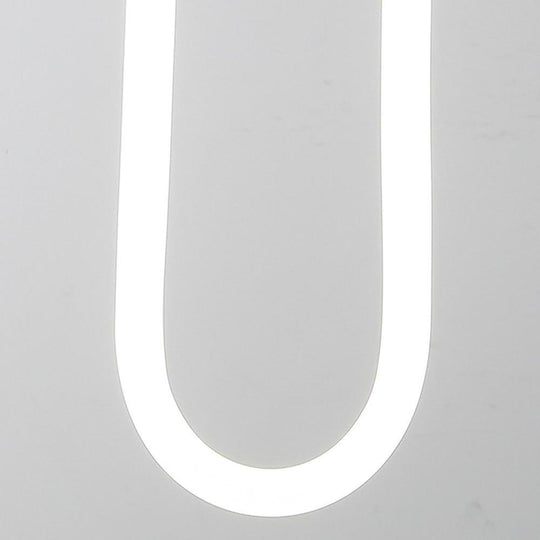 Rounded Rectangle Modern LED Ceiling Pendant Light