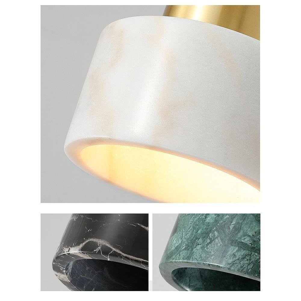 Modern Metal Marble Mini Pendant Light – Classic Artistic Design