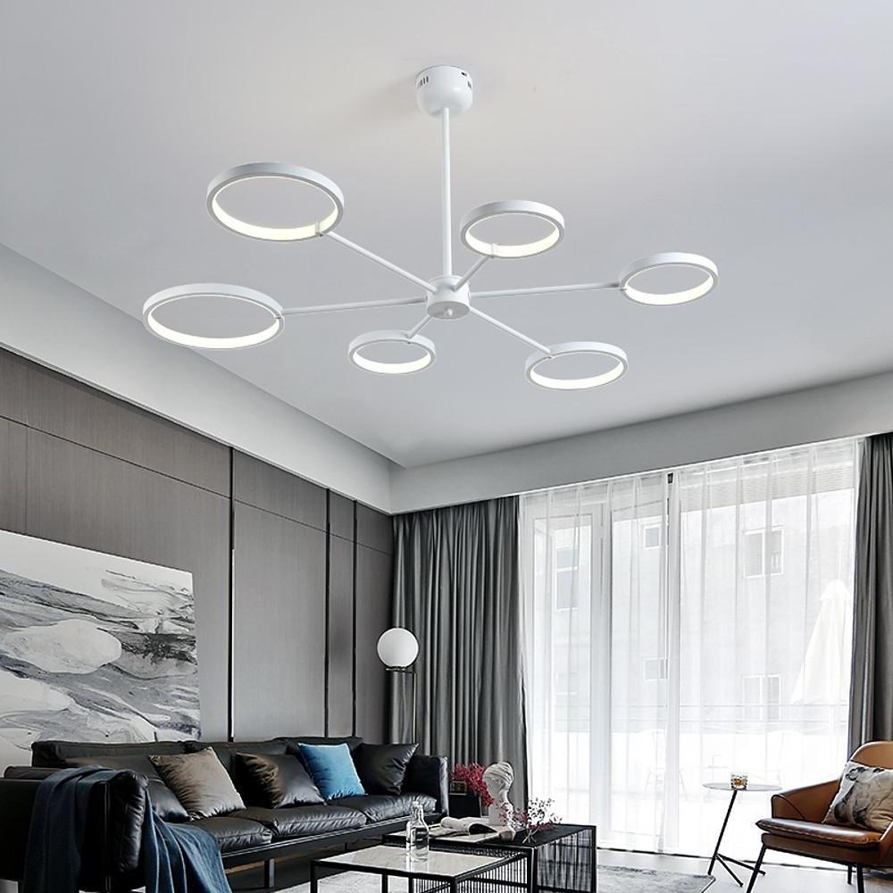 Mini Sputnik Modern Metal & Silica Gel LED Chandelier