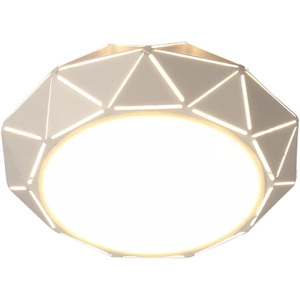 Geometric Drum Shaped LED Modern Flush Mount Ceiling Light