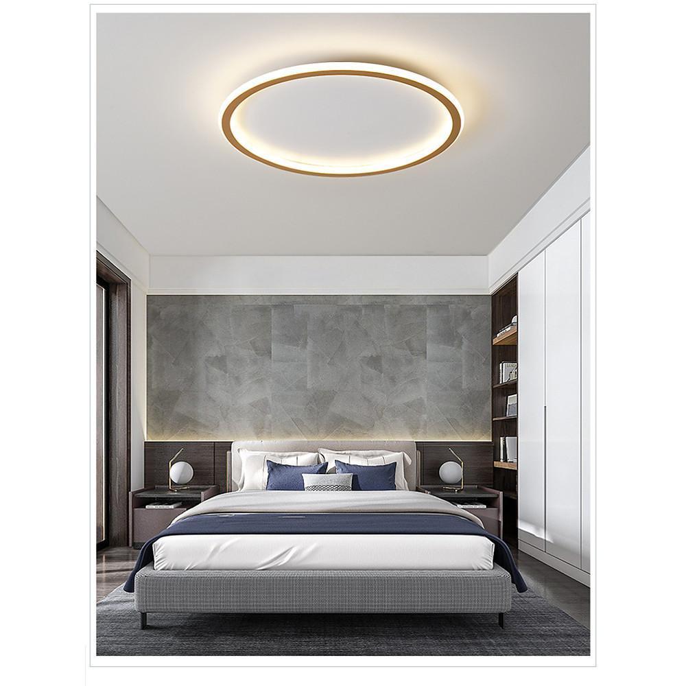 Minimalist Square and Circular Dimmable LED Flush Mount Ceiling Light