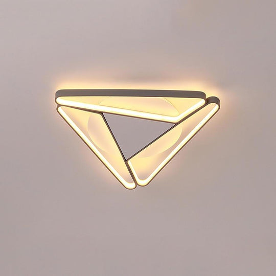 Geometric Design Modern LED Flush Mount Ceiling Light