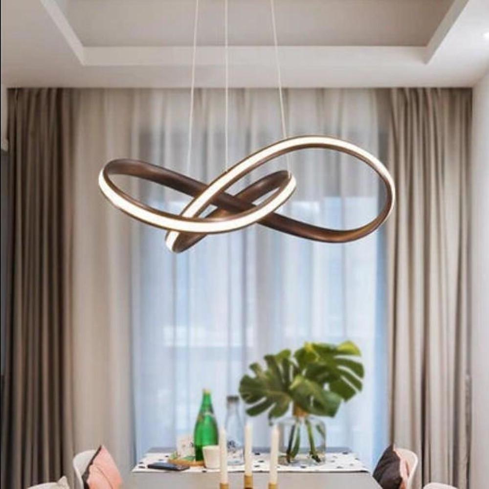 Mobius Ring Pendant 1-Light LED Ceiling Light