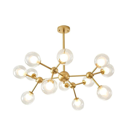 Radiant Beauty 12-Light Sputnik LED Chandelier