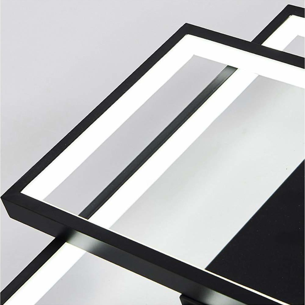 Display of Rectangles Abstract LED Flush Mount Ceiling Light