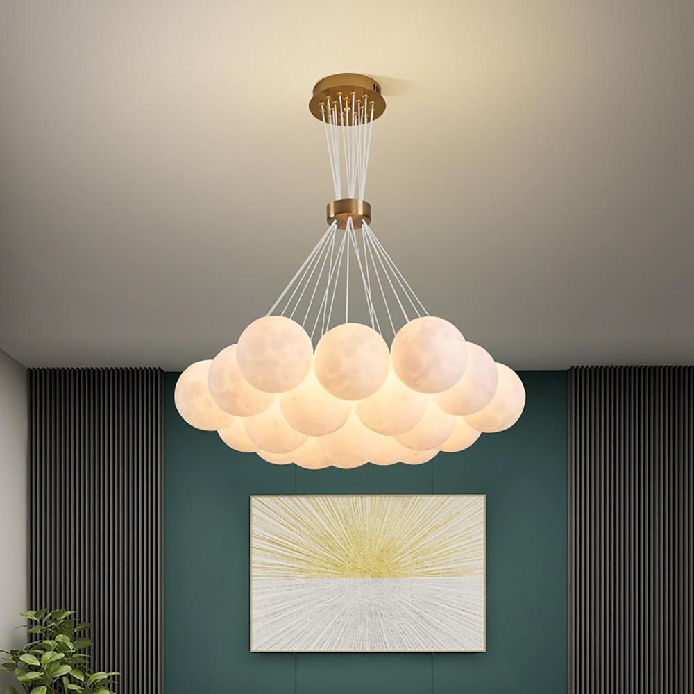 Modern Cluster Globe LED Chandelier Pendant Light