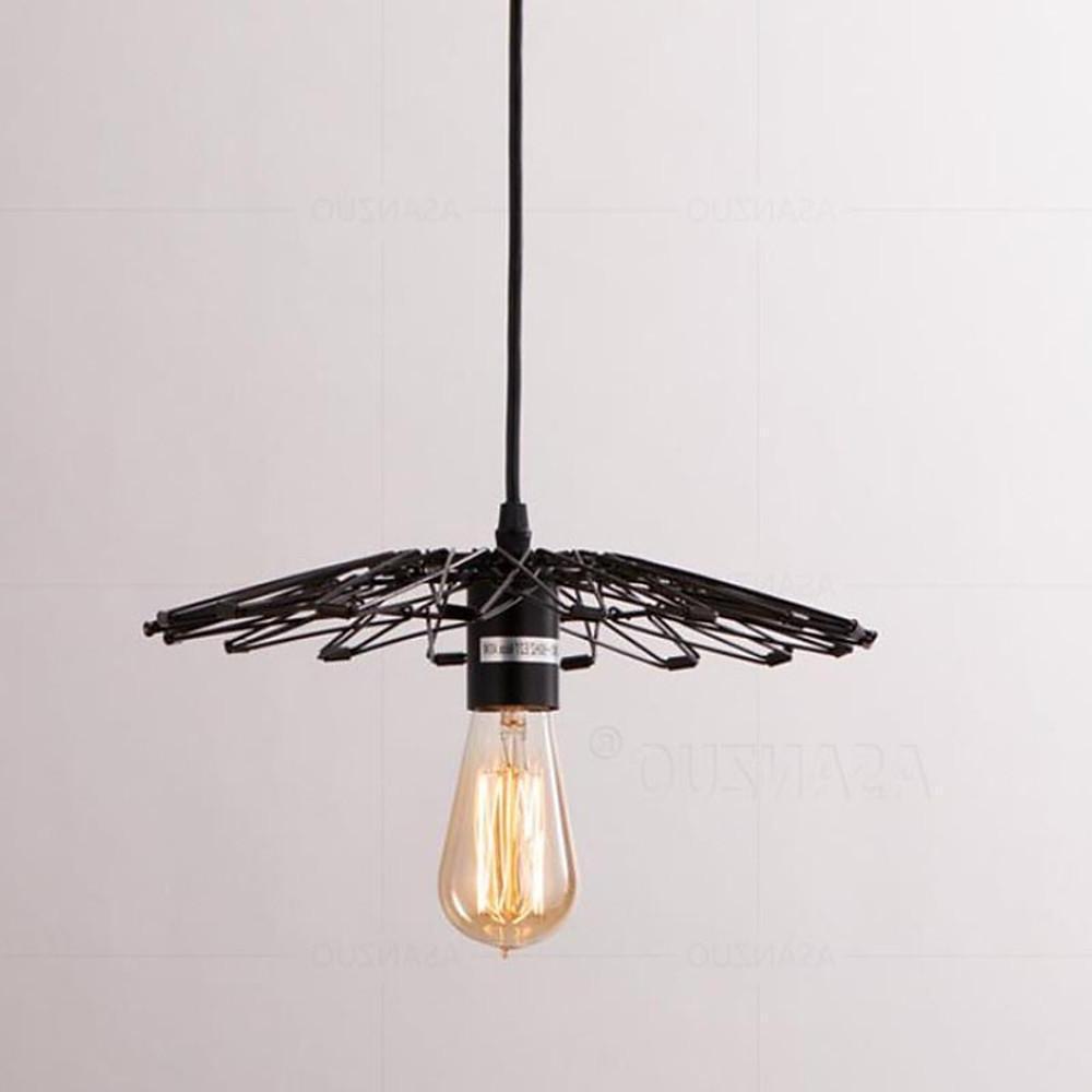 Wire Lantern Country Metal Pendant Light