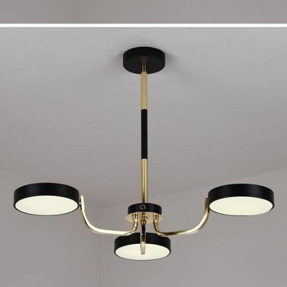 3 Lights Circular LED Modern Chandelier Kitchen Pendant Lighting