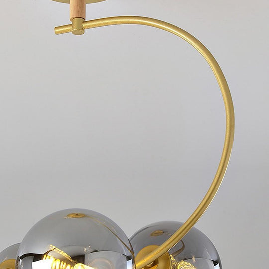 Nordic Style 5-Light Cluster Globe Chandelier