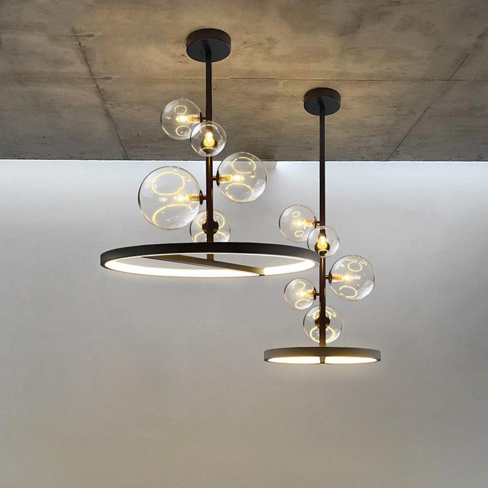 Circles Glass Balls – LED Modern Pendant Lighting Ceiling Light