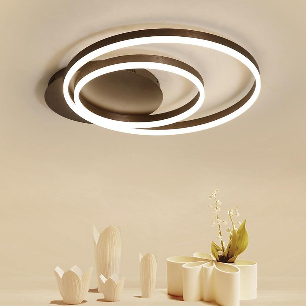 Multi Circles Dimmable LED Modern Flush Mount Ceiling Light