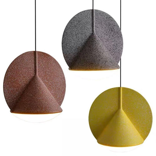 Circular Cone Metal LED Industrial Pendant Light