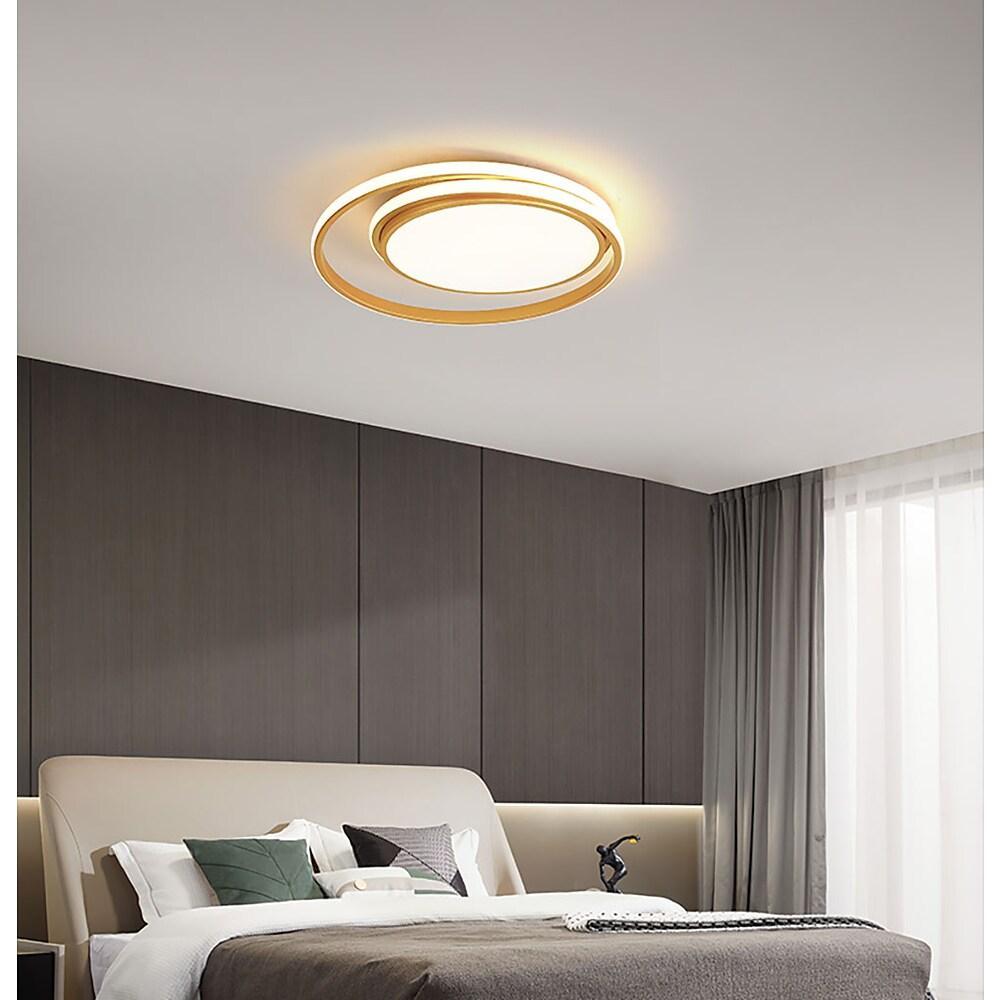 Circular Modern Acrylic LED Flush Mount Ceiling Light
