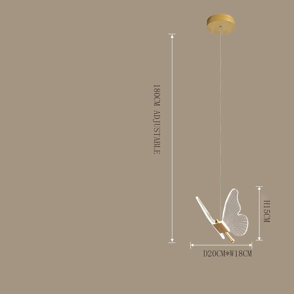 Butterflies Shaped LED Nordic Pendant Light