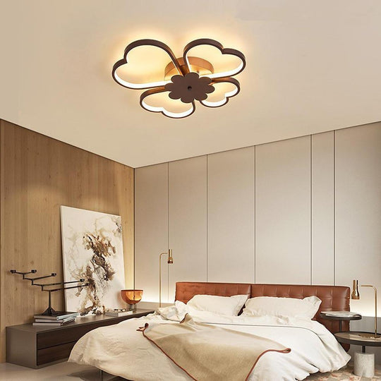 Bespoke Metal Flower LED Flush Mount Ceiling Light