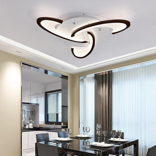 Artistic – Geometric Acrylic LED Flush Mount Ceiling Light