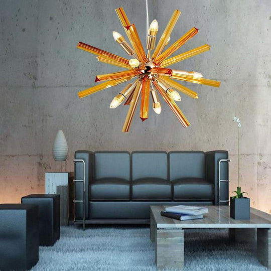 9-Light LED Metal Modern Pendant Light for Kitchen Island