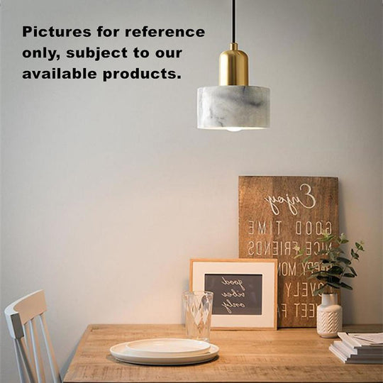 Nordic Ceramic Pendant Lighting Marble Metal Ceiling Light