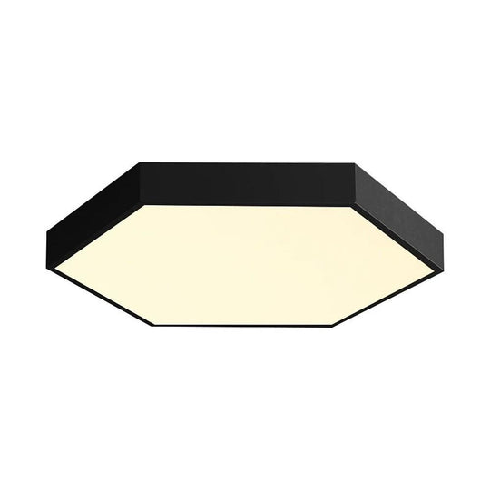 Hexagon LED Modern Flush Mount Ceiling Light