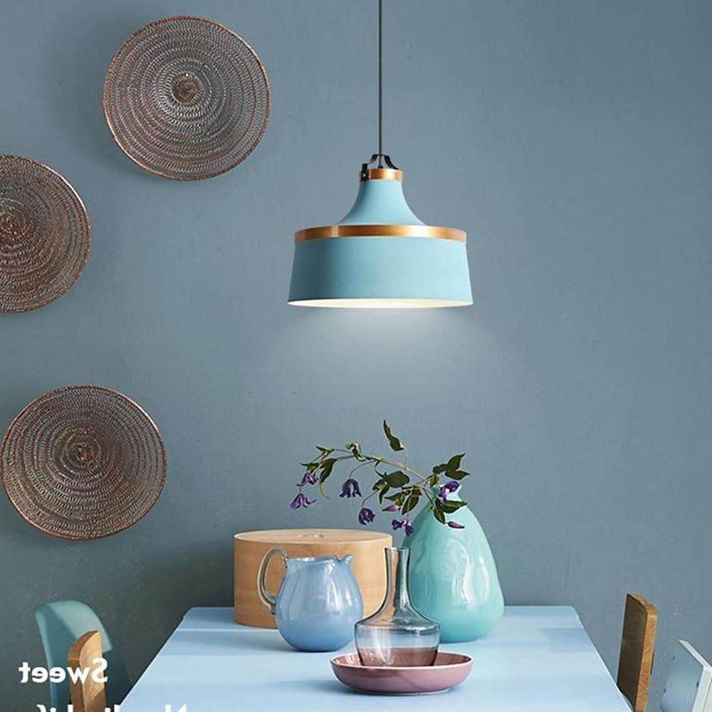 Classic Kitchen Pendant Lighting Bowled Metal LED Pendant Light