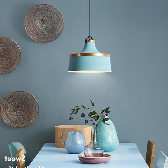 Classic Kitchen Pendant Lighting Bowled Metal LED Pendant Light