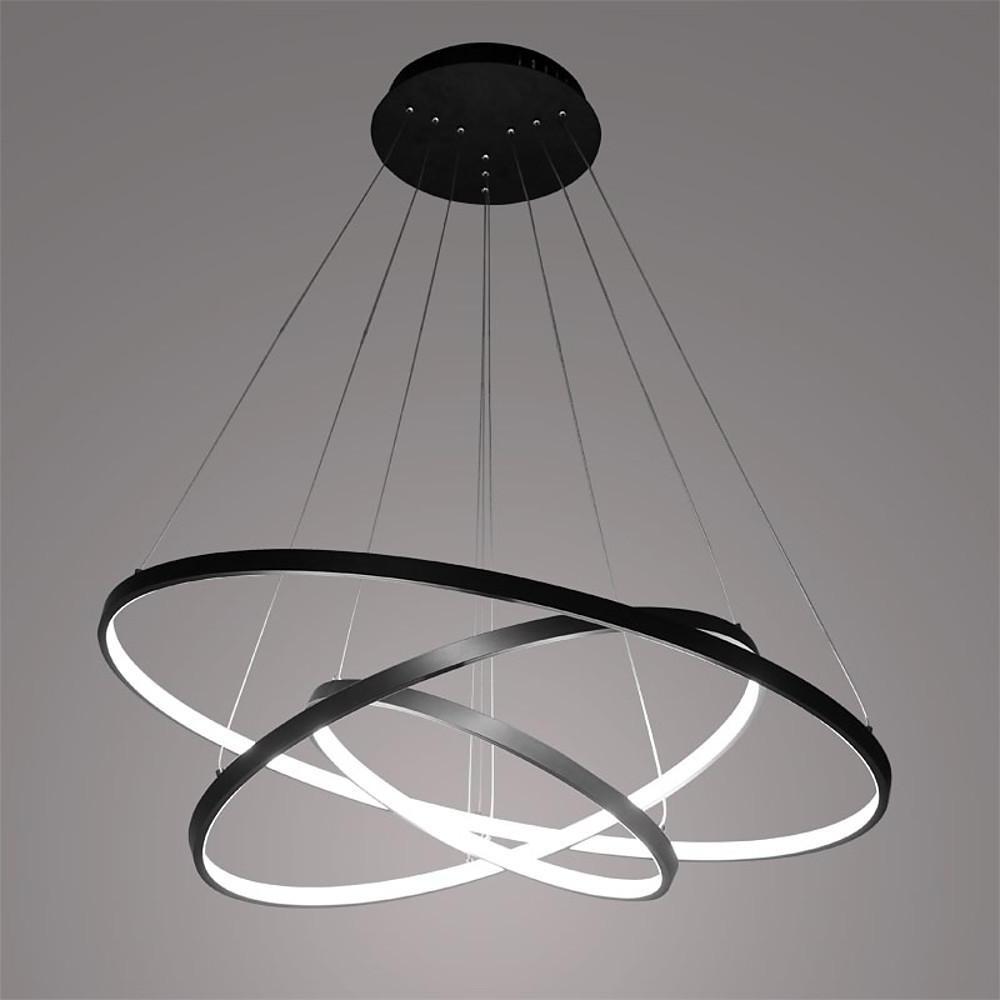 Adjustable Interweaved Ring Dimmable LED Modern Chandelier