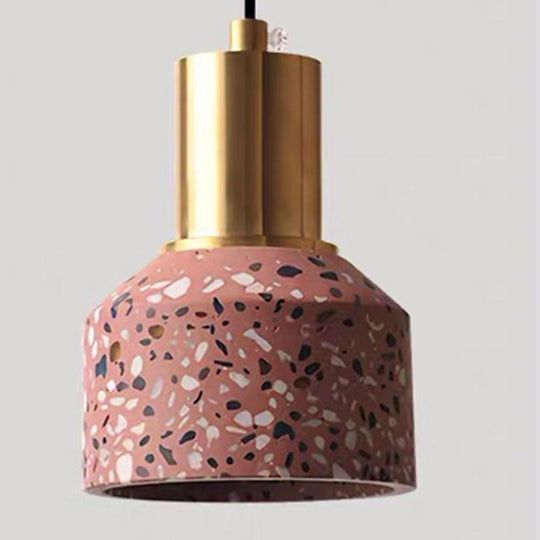 Industrial Round Metal Modern Pendant Light
