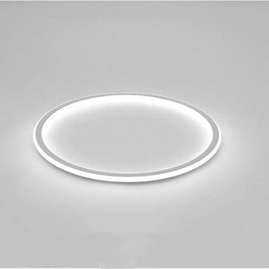 Flush Mount Dome LED Ceiling Light with Minimalist Acrylic Metal Design