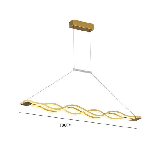 Multiwave LED Nordic Dining Chandelier