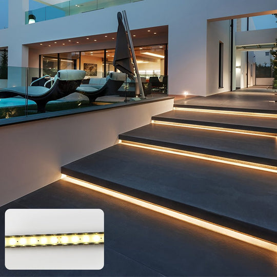 IP68 Waterproof LED Strip Step Stair Under Tread Guardrail Light