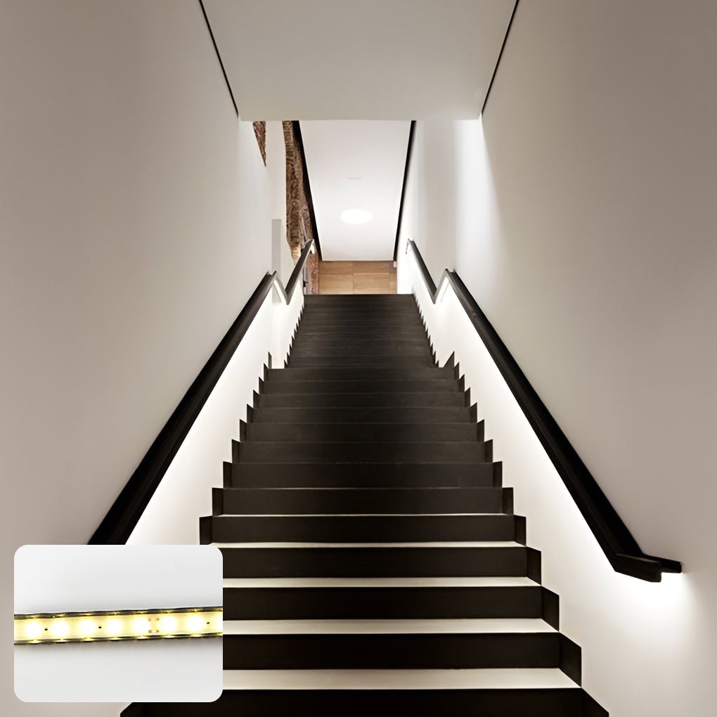 IP68 Waterproof LED Strip Step Stair Under Tread Guardrail Light