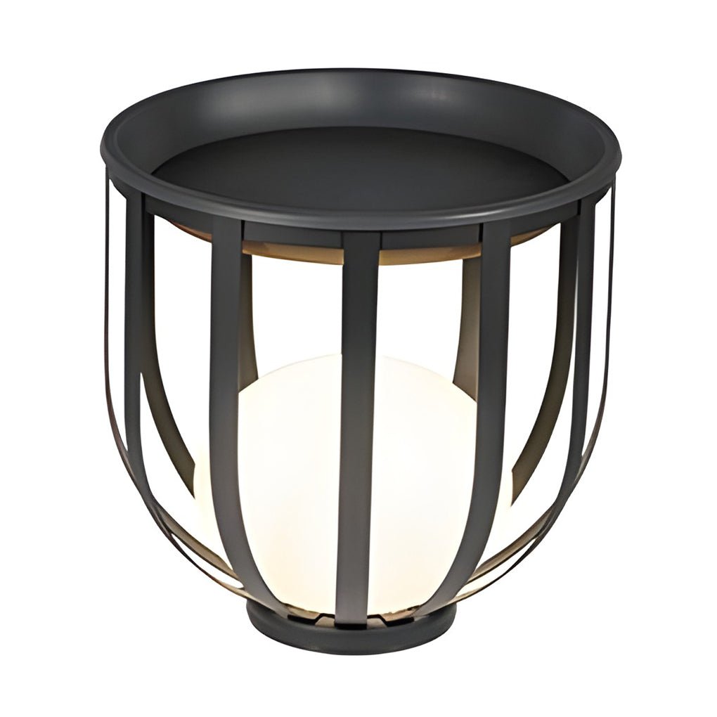 Industrial Solar Outdoor LED Floor Lantern