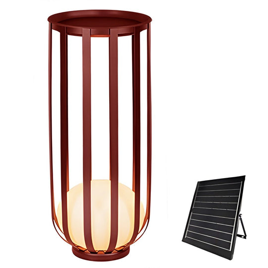 Industrial Solar Outdoor LED Floor Lantern