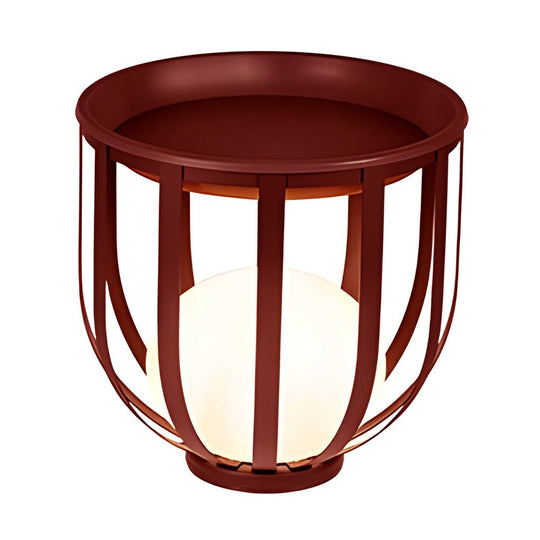 Industrial Solar Outdoor LED Floor Lantern