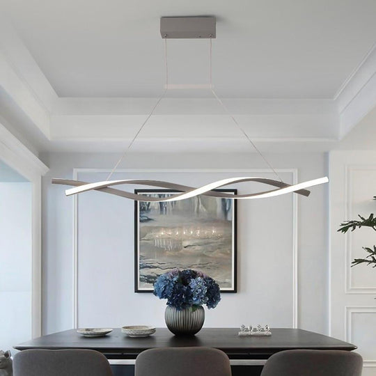 Interwoven Waves LED Modern Pendant Lighting