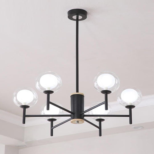 Nordic Sputnik Bubble LED Chandelier with 18 Bulbs