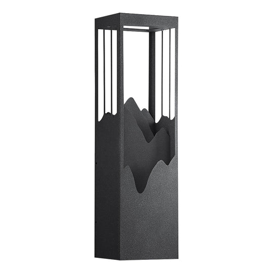 Mountain Scenery LED Up Down Lighting Waterproof Solar Wall Lamp Porch Lights