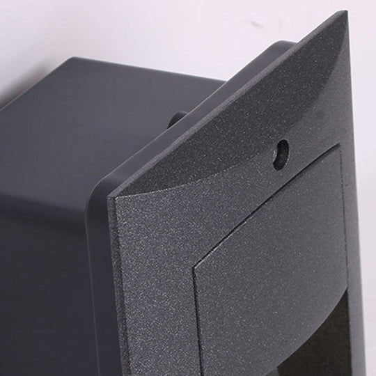 Rectangle Waterproof LED Black Recessed Step Light