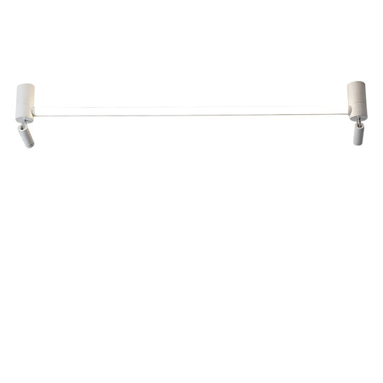 Modern LED Bar Flush Mount Ceiling Light with Adjustable Spotlights