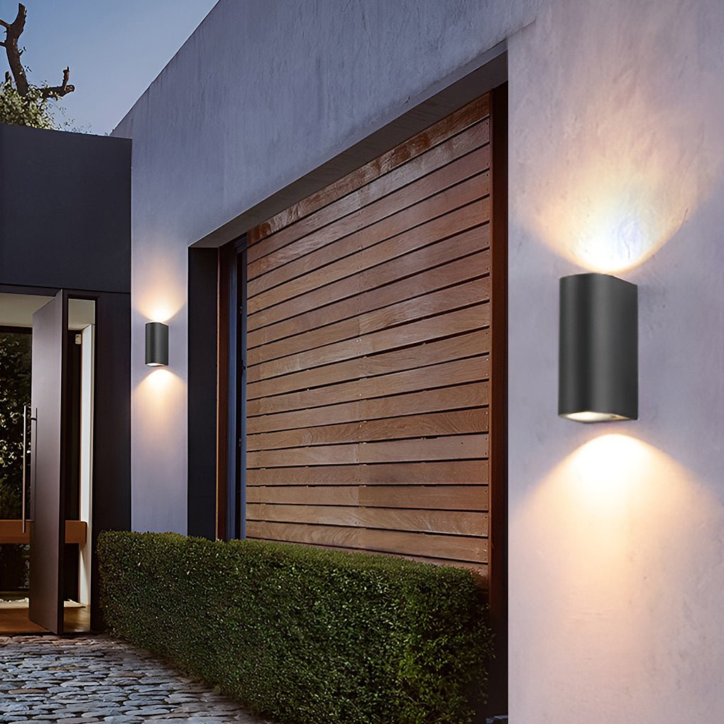 LED Up and Down Lights Waterproof Modern Outdoor Wall Sconce