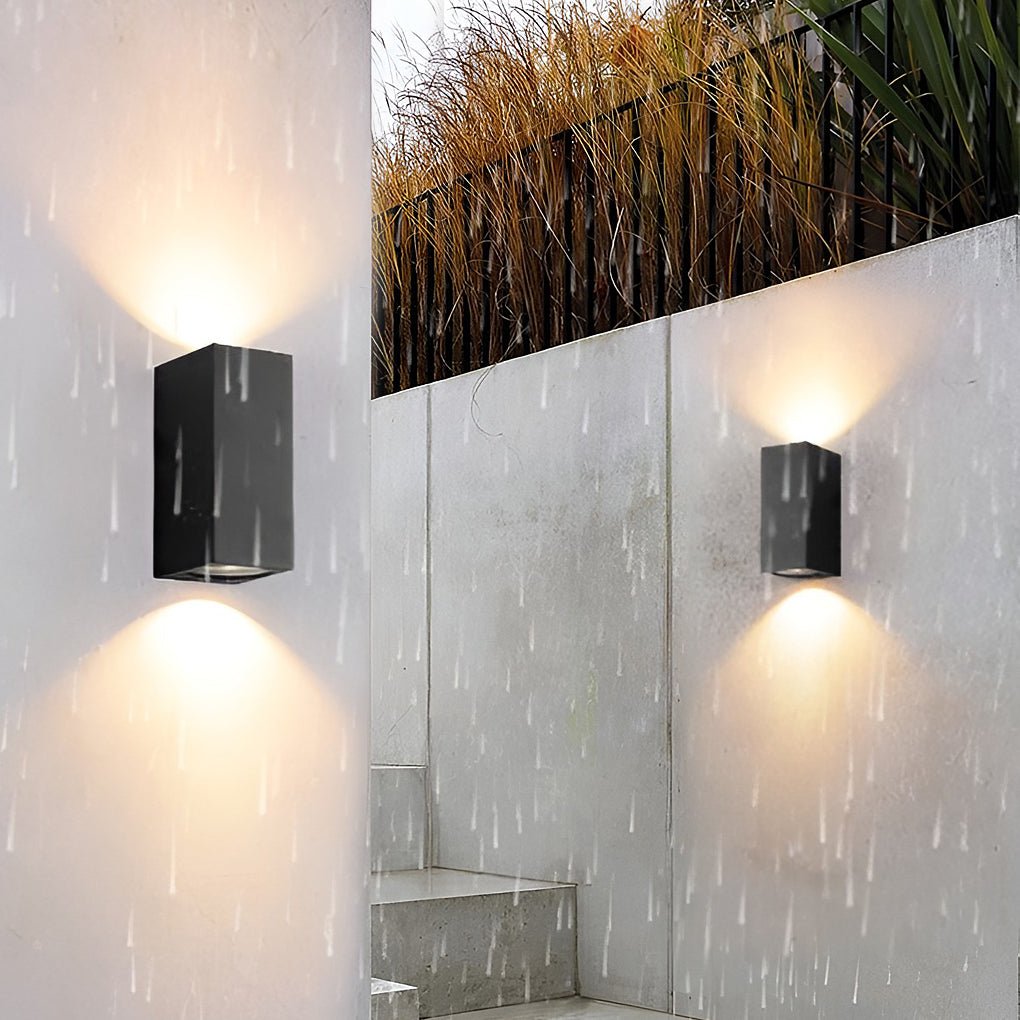 LED Up and Down Lights Waterproof Modern Outdoor Wall Sconce