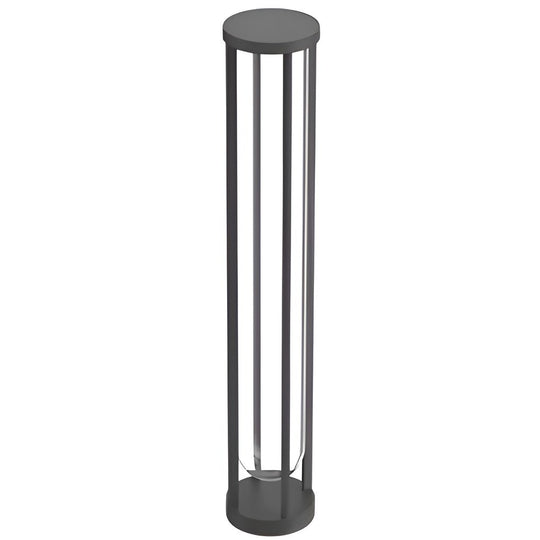 Modern Aluminum LED Outdoor Post Light with Glass Shade