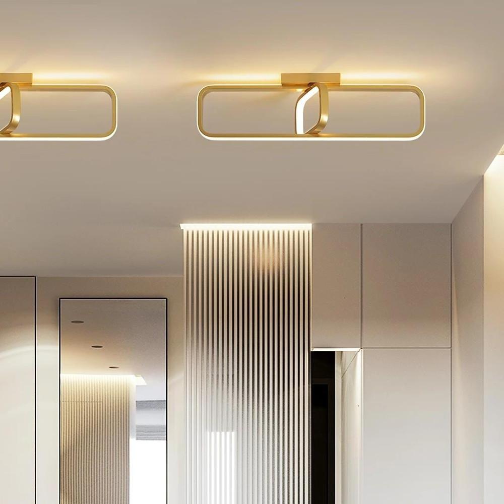 Rectangles Dimmable LED Modern Flush Mount Ceiling Light