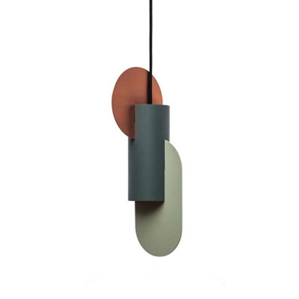 Creative Geometric Electroplated Metal LED Modern Pendant Light