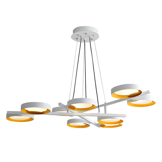 Light Guide Ring LED Chandelier (1/2/3/4/9-Light Options)